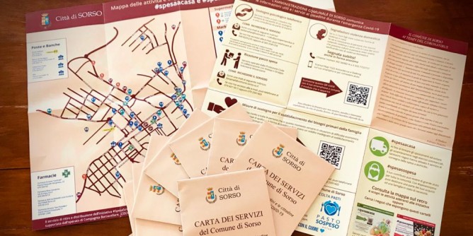 <i>Covid-19</i>, Sorso: Carta servizi per l’emergenza