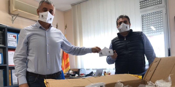 Alghero: donazioni di mascherine per i dipendenti comunali