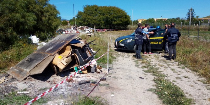 Maxi-discarica abusiva sequestrata a Quartu Sant´Elena