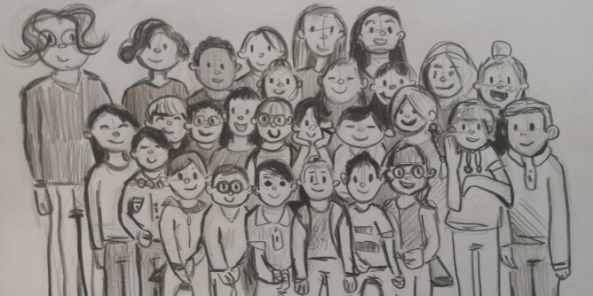 Niente foto a scuola e <i>Francesco</i> li disegna