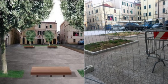 San Michele, la piazza snaturata