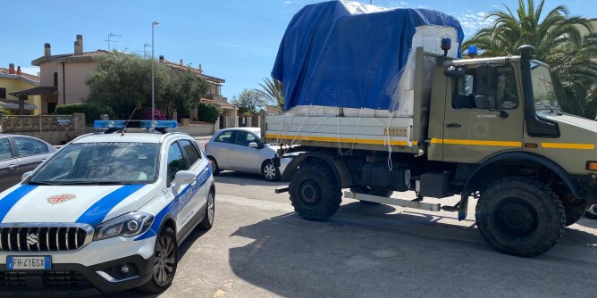 Porto Torres: distribuzione delle mascherine