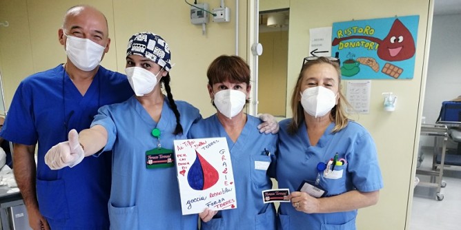 Donazione sangue: la generosità dei Rossoblu