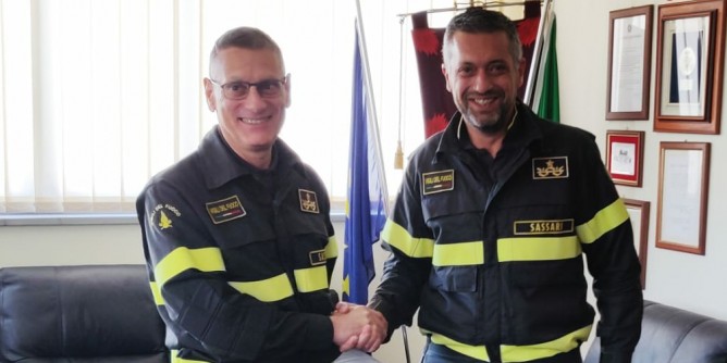 <i>VdF</i>, passaggio consegne a Sassari