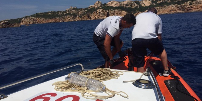 Golfo Aranci: Guardia costiera sequestra rete a Mortorio