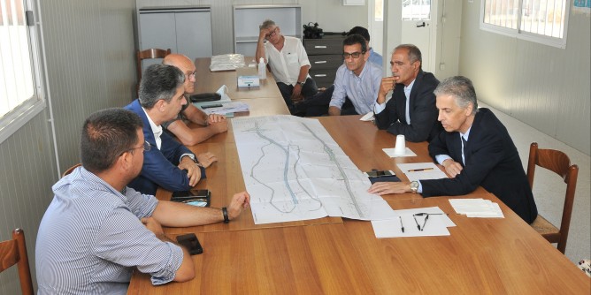 Statale <i>131</i>: sopralluogo di Frongia