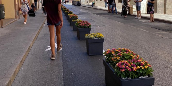 Fioriere, cambia il centro di Sassari