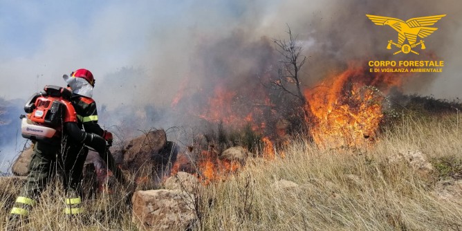 Fiamme a Villamar, doppio arresto