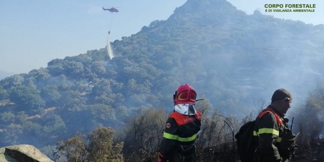 Fiamme a Bortigali e Padria
