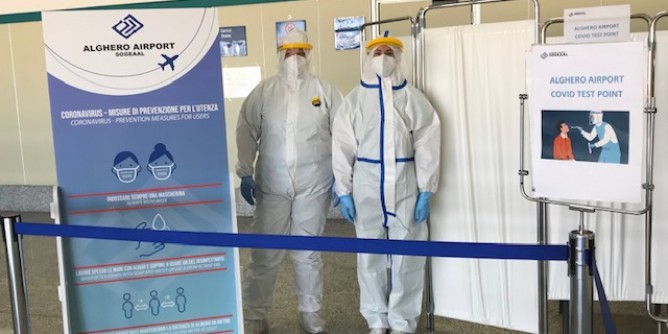 <i>Covid</i>: Aree di controllo ad Alghero e Porto Torres