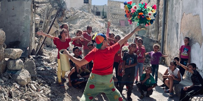 Il <i>Pimpa</i>, clown in tour in Sardegna