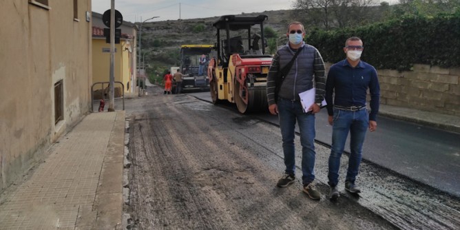 Nuovo manto stradale nelle vie di Sennori