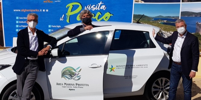 Auto elettrica per l´Area Marina