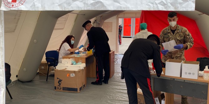 Sierologico per i Carabinieri dell´Isola