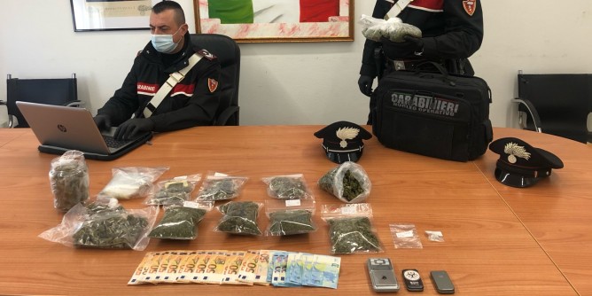 Marijuana in casa: algherese in manette