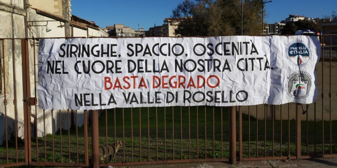 Basta degrado nella valle di Rosello