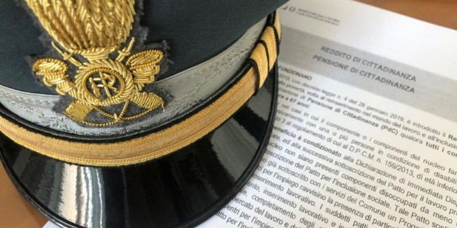 Reddito cittadinanza: pizzicati 49 <i>furbetti</i>
