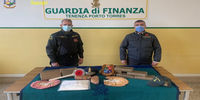 Porto Torres: sequestrati 14chili di droga