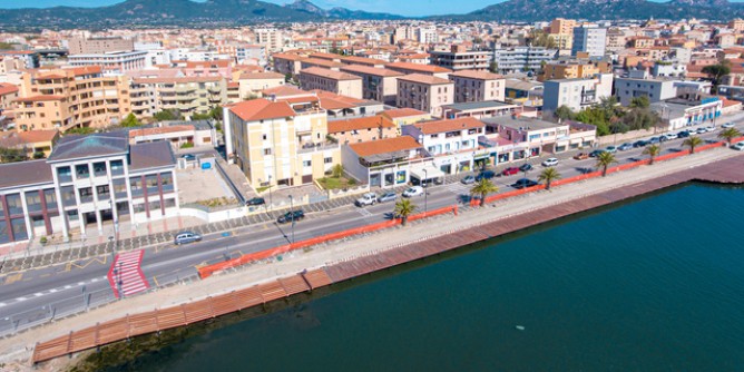 Olbia: lavori sul lungomare