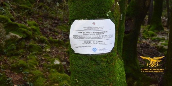 Forestale: <i>sigilli</i> a Fluminimaggiore