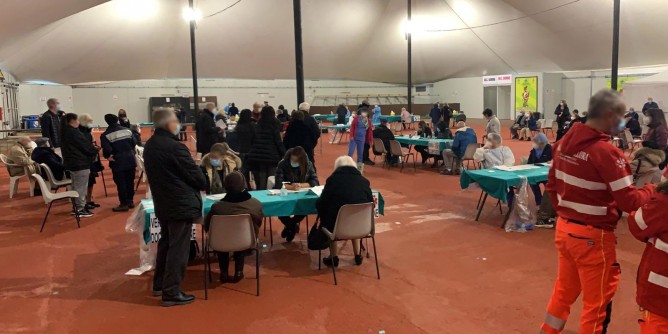 Conclusa a Tempio la prima campagna vaccinazione over 80