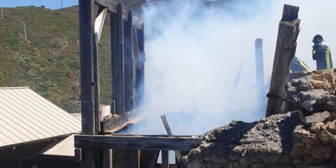 Incendio all´Argentiera, museo a rischio