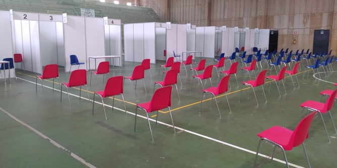 Vaccini: tutto pronto nell´hub di San Gavino