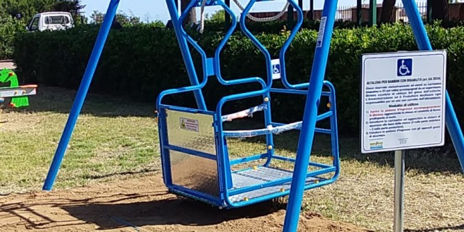 Restyling per le aree gioco sassaresi