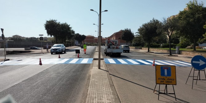 Scuole: nuova segnaletica a Porto Torres 