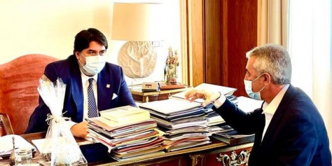 Conoci nell´ufficio di Solinas. «Contento per la foto-ricordo»