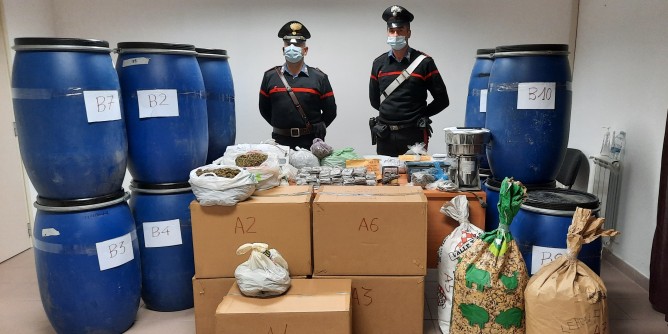 A Burgos una raffineria della droga