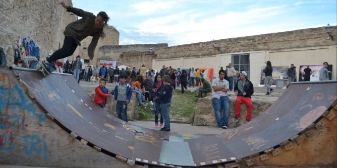 Camminata per la <i>liberazione</i> a Punta Giglio