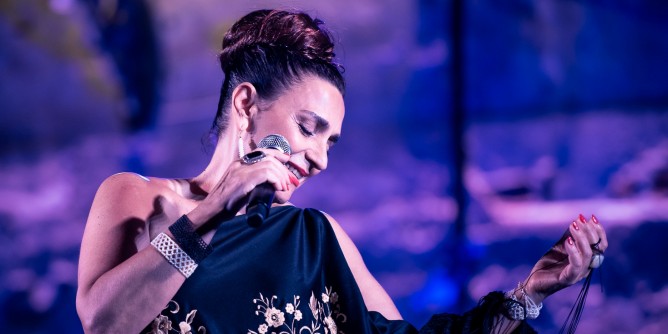 Franca Masu al Teatro Romano di Nora