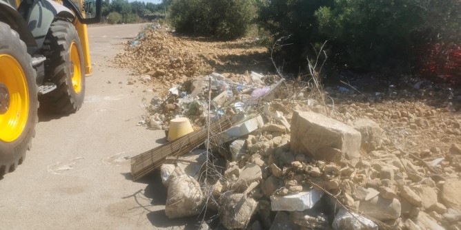 Bonifica nell´ex isola di Ungias Galantè