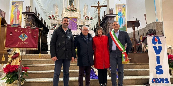 Grande festa a Osilo per i 35 anni Avis