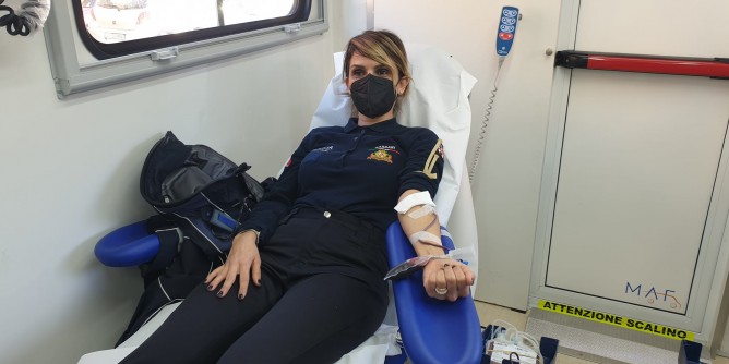 Polizia locale dona il sangue a Sassari