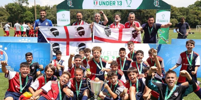 Alghero Calcio campione d´Italia under 13