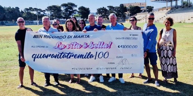 In Ricordo di Marta: 43mila euro la raccolta