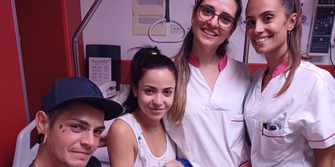 Parto e proposta di matrimonio al Policlinico