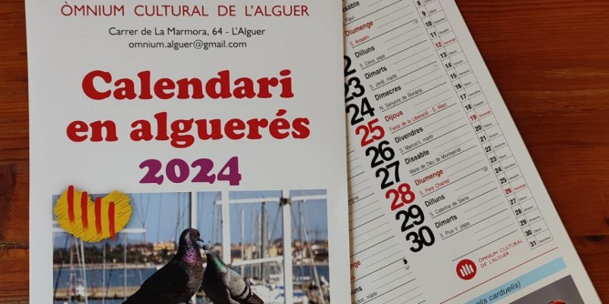 Òmnium Cultural, Calendario in algherese