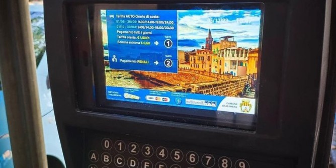Ad Alghero nuovi parchimetri