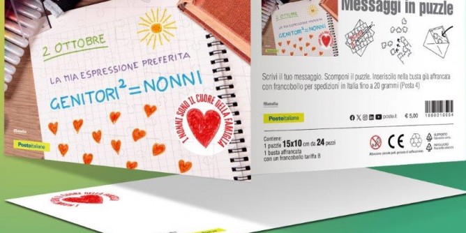 <i>Poste</i> celebra i Nonni con due cartoline