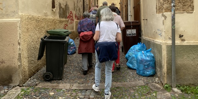 <b>Centro</b> di Alghero pericolosamente abbandonato