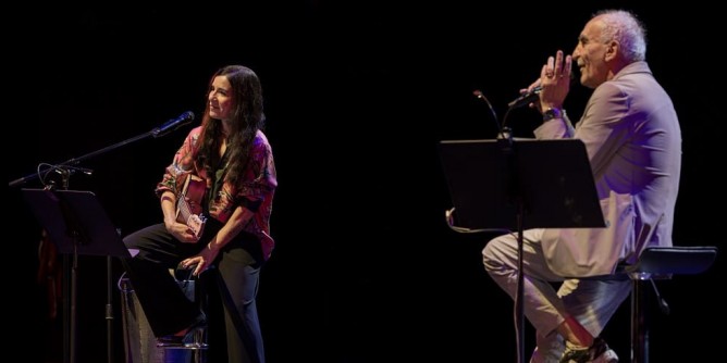Paola Turci e Gino Castaldo al Rocce Rosse Blues