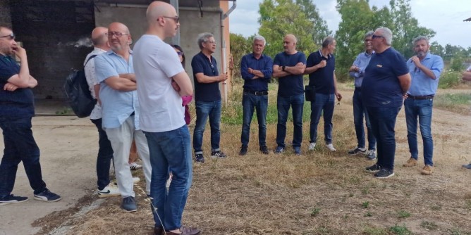 Sopralluogo al canile comunale. Nuova area esterna a uso sociale