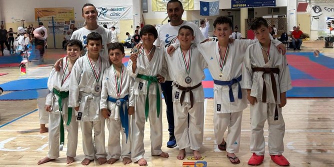 Podio Dynamica Alghero al Trofeo Città di Sorso