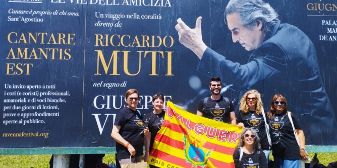 Lo Frontuni in coro col maestro Muti