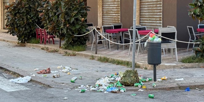 Degrado alla <i>Pivarada</i>, scoppiano i cestini