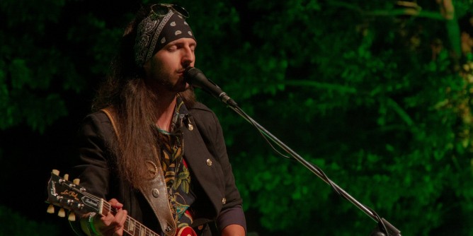 Anthony Basso sul palco del BlueSunset festival