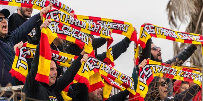 Alghero calcio, raccolta alimentare